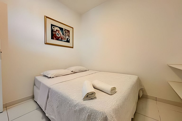 Apê na Praia: Vista Mar,5 Quartos, Ar e Wifi