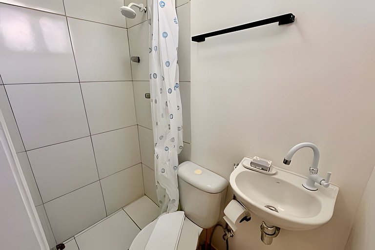 Apê na Praia: Vista Mar,5 Quartos, Ar e Wifi