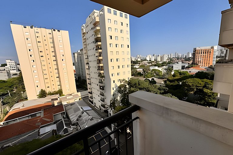 Apê em Moema: Metrô, Wifi, Ar e Manobrista - 126