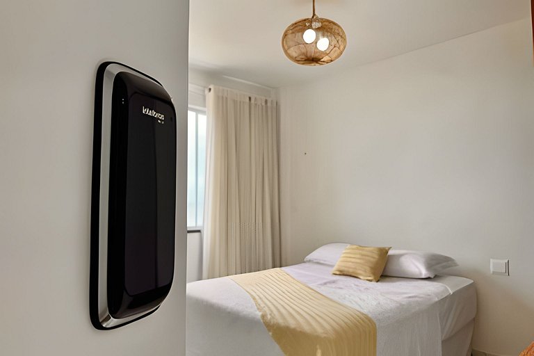 Suíte na Praia Vista Mar: Wifi e Frigobar - UH 804