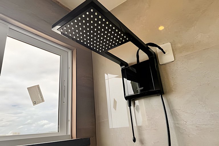 Suíte na Praia Vista Mar: Wifi e Frigobar - UH 804