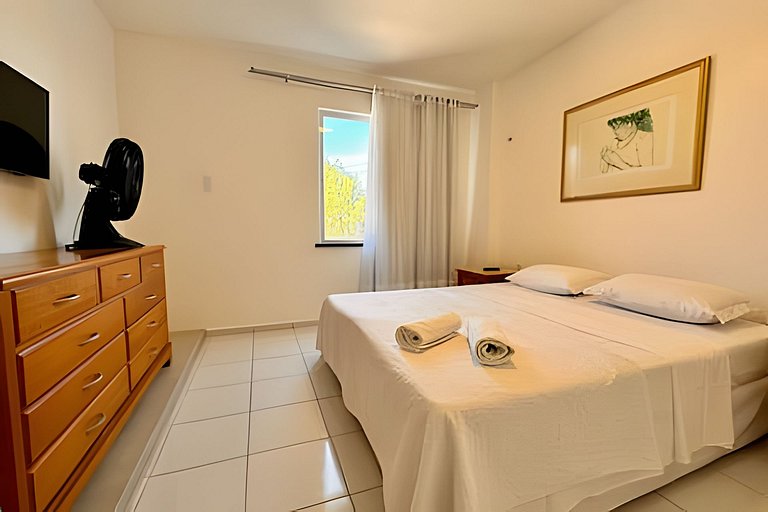 Apê na Praia: 5 Quartos,Wifi, Ar e Estacion.-UH101