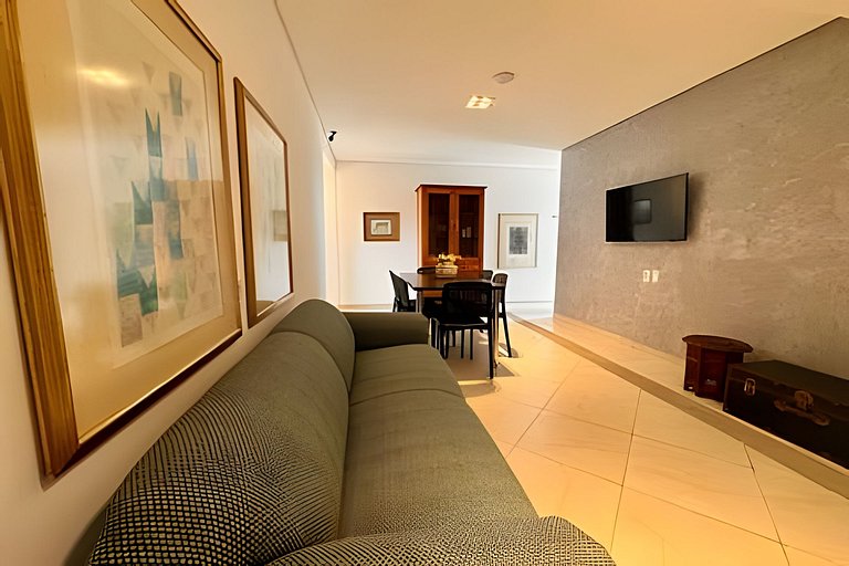 Suíte na Praia: Ar, Wifi, TV e Frigobar - UH 202