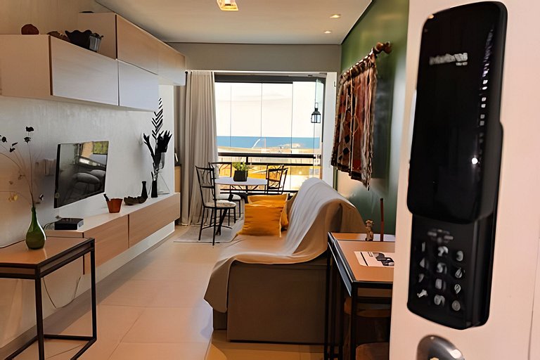 Studio a 1km do Beach Park: Lazer, Ar Cond e Vaga