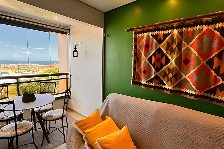 Studio a 1km do Beach Park: Lazer, Ar Cond e Vaga