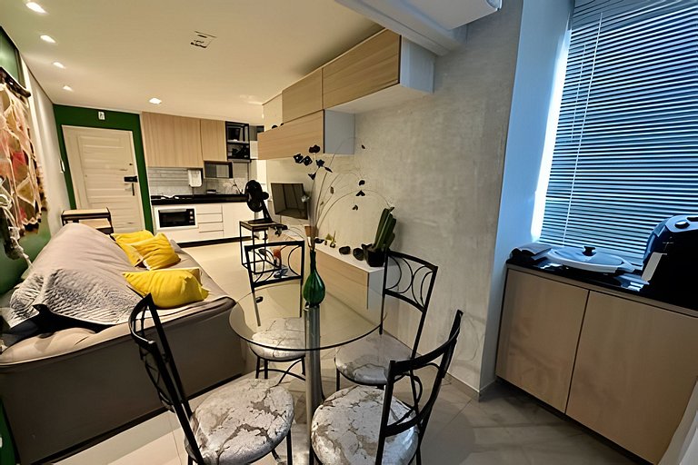 Studio a 1km do Beach Park: Lazer, Ar Cond e Vaga