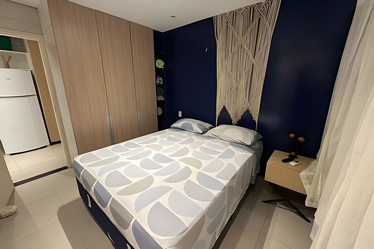 Studio a 1km do Beach Park: Lazer, Ar Cond e Vaga