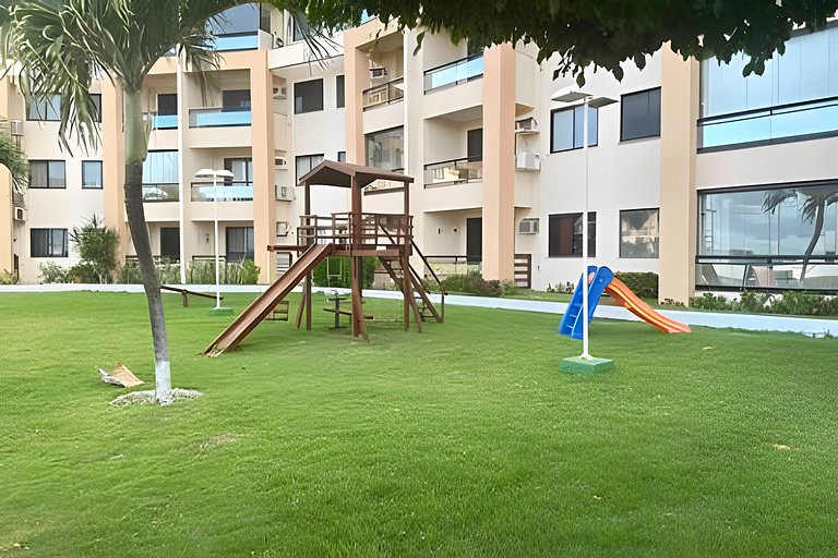 Studio a 1km do Beach Park: Lazer, Ar Cond e Vaga