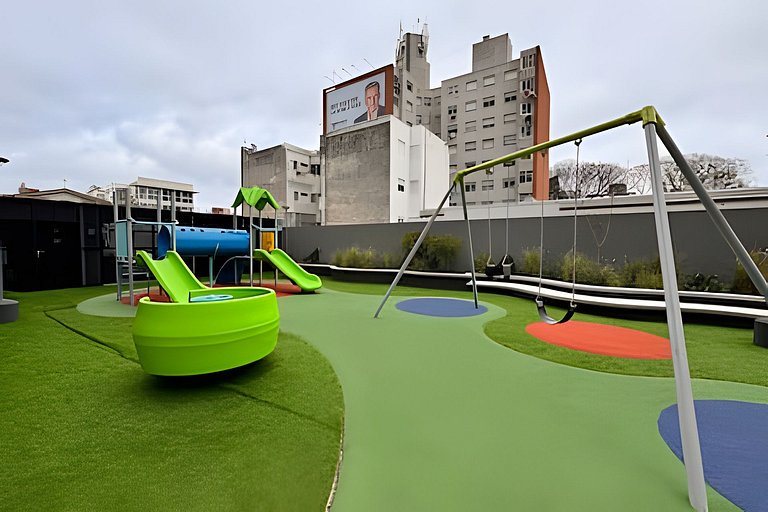 Vista Mar, 2 Quartos, Academia e Piscina em Buceo