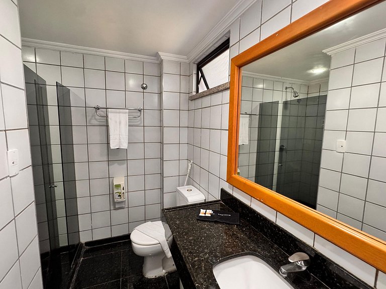 Suíte com vista mar, estacionamento, e Piscina-510