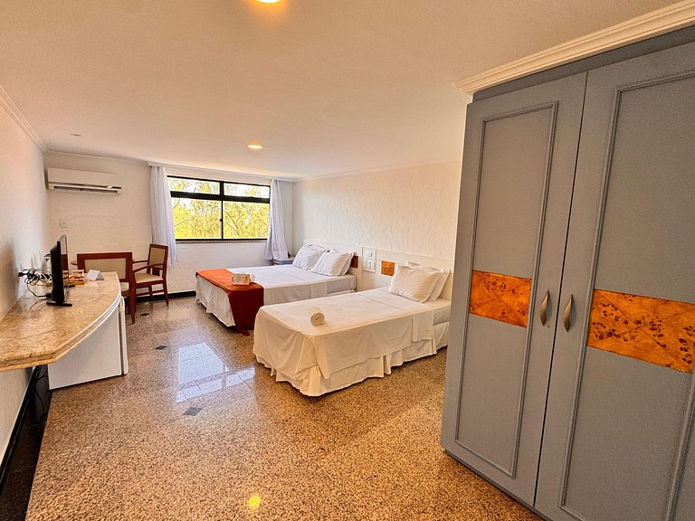 Suíte com vista mar, estacionamento, e Piscina-510