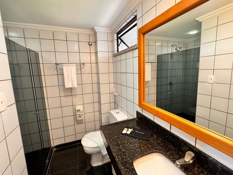 Suíte com vista mar, estacionamento, e Piscina-509